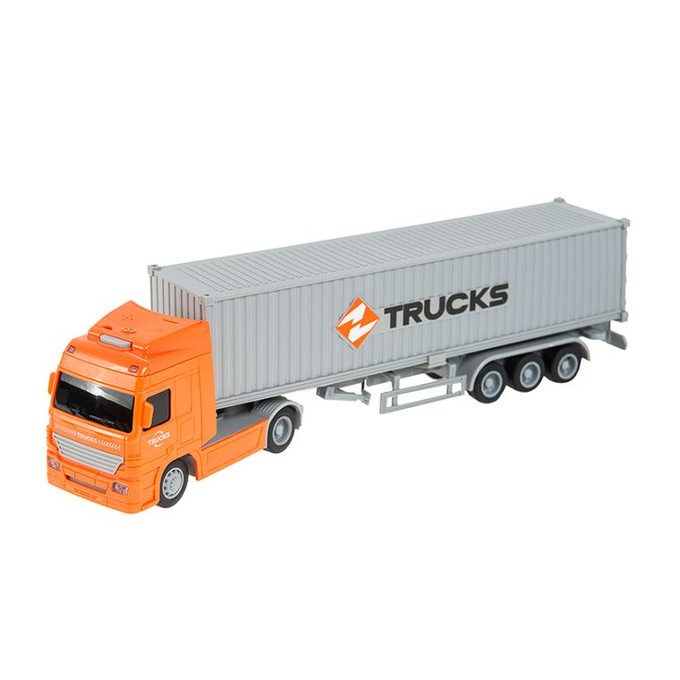 Smiki, Camion cu semiremorca, vehicul cu lumini si sunet 1:50