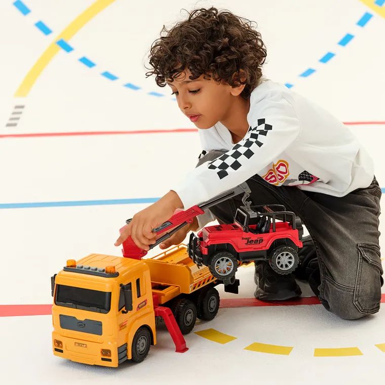 Smiki, Camion, platforma cu macara, vehicul, 48,5 cm