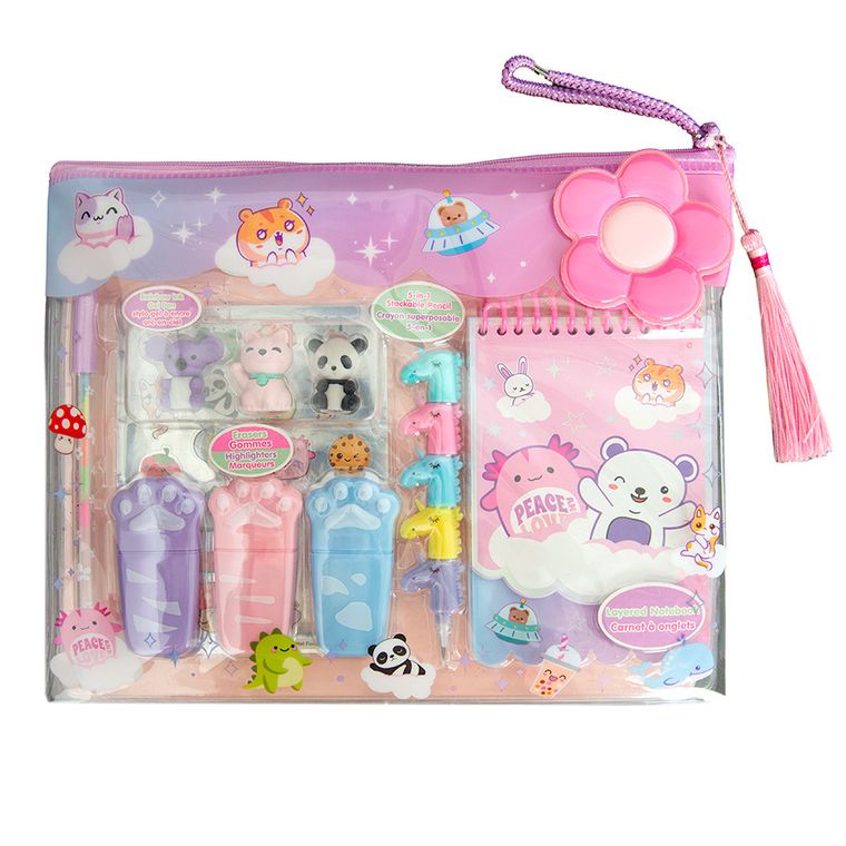 Smiki, carnetel cu accesorii, set creativ colorat