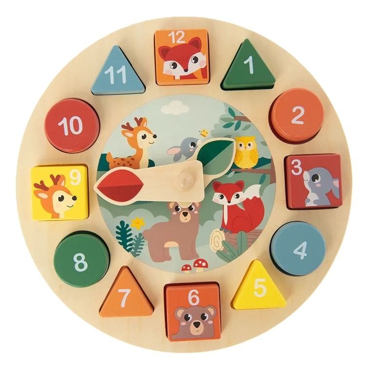 Smiki, ceas din lemn, puzzle din lemn