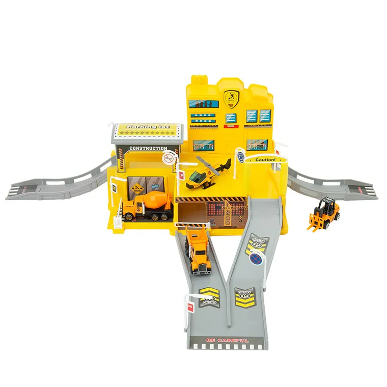 Smiki, Constructii, garaj cu vehicule, 33 elemente