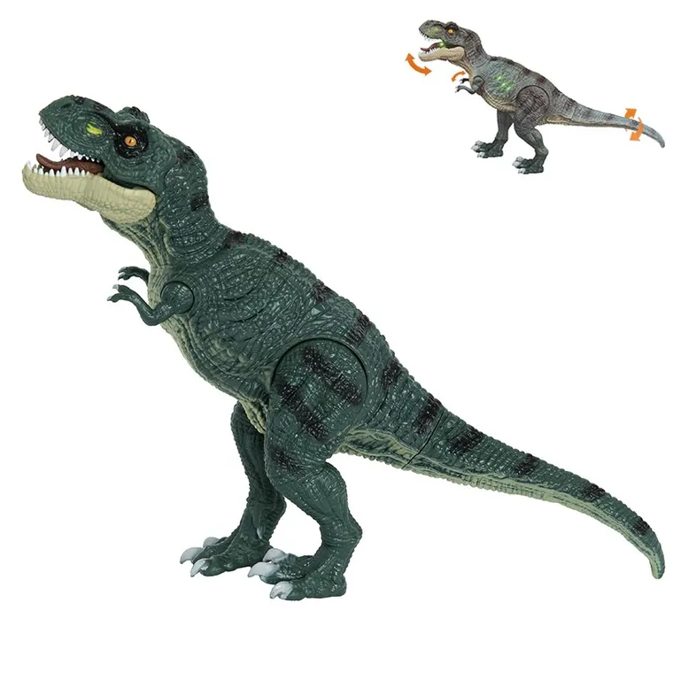Smiki, Dino Planet, Dinozaur Tyrannosaurus rex, figurina cu lumini si sunete 32 cm