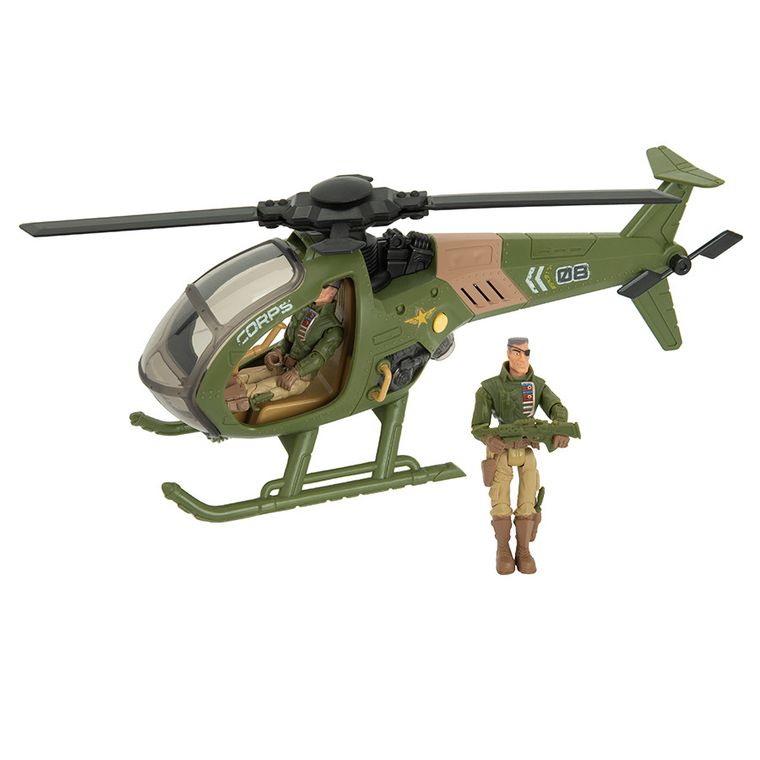 Smiki, Elicopter militar, vehicul cu lumini si sunete