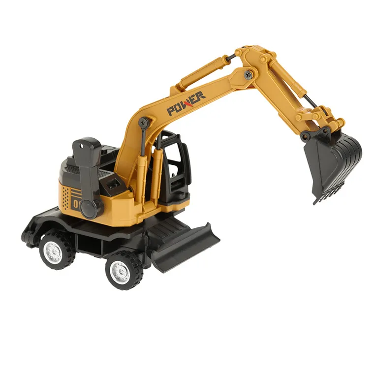 Smiki, Excavator, vehicul, galben