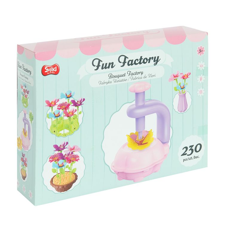 Smiki, Fabrica de flori, set creativ pentru realizarea de buchete