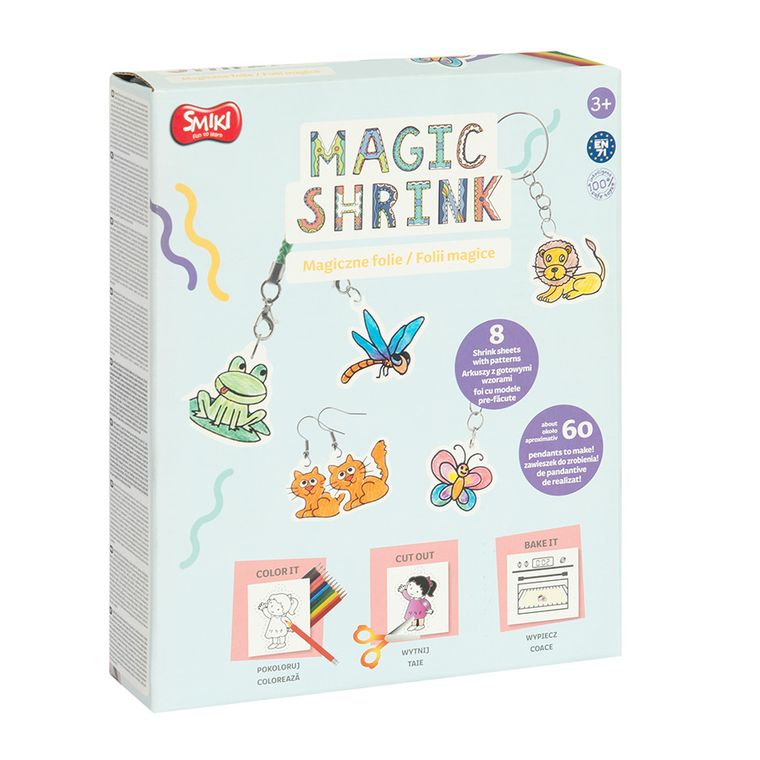 Smiki, Folii magice, set de folii termocontractabile cu accesorii