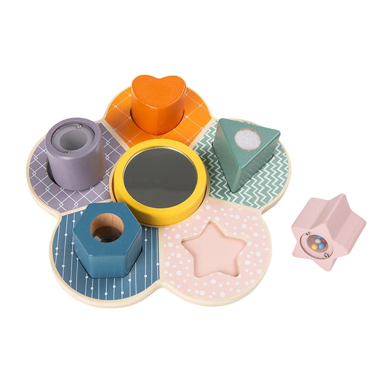 Smiki, Forme si sunete, joc de potrivire din lemn