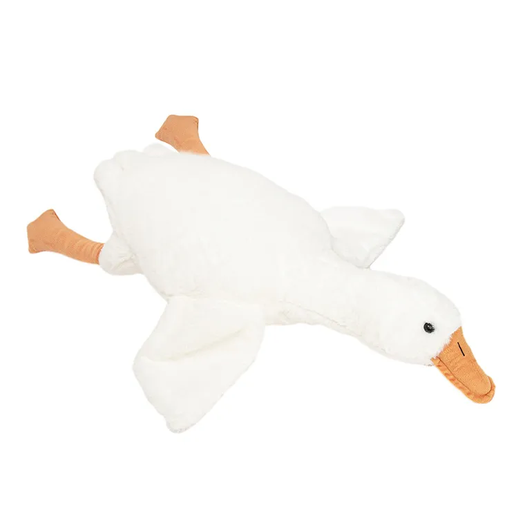 Smiki, Gasca, jucarie de plus, alb, 80 cm