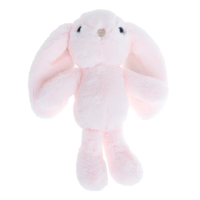 Smiki, Iepuras, jucarie de plus, roz, 15 cm