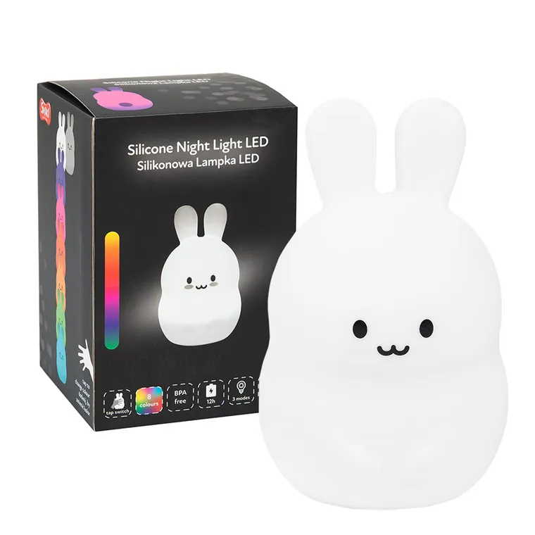 Smiki, Iepuras, lampa din silicon cu LED