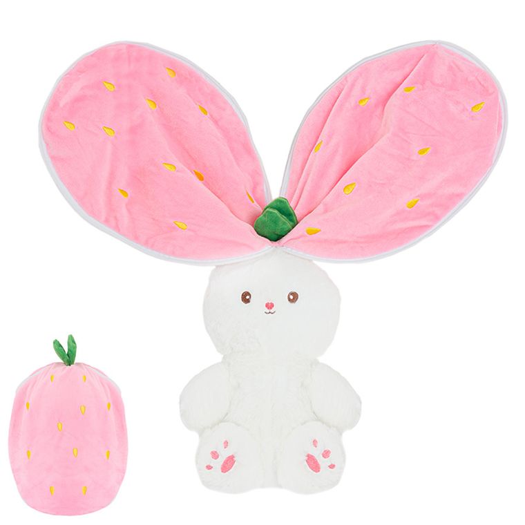 Smiki, Iepure-capsunica, jucarie de plus, 35 cm