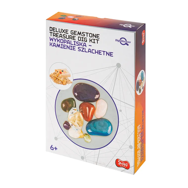 Smiki, Kit excavare, pietre pretioase, set de stiinta