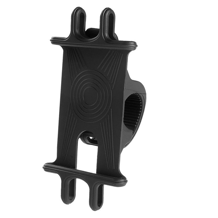 Smiki, Little Adventurer, suport pentru telefon din silicon, negru
