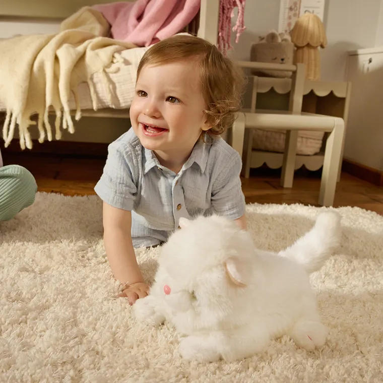 Smiki, Little Dreamer, Pisicuta somnoroasa, jucarie de plus interactiva