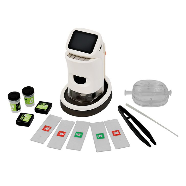 Smiki, microscop electronic, alb