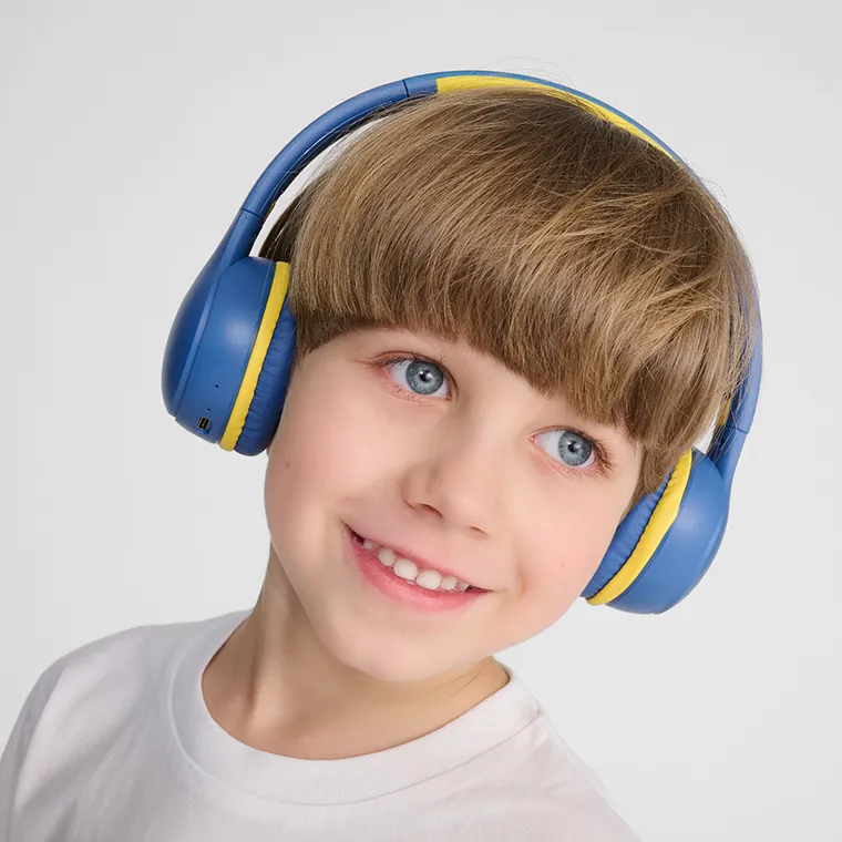 Smiki, Music World, casti wireless, supraauriculare, bleumarin