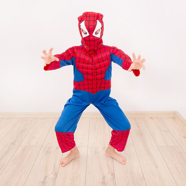 Smiki, Omul Paianjen, costum pentru copii, 7-9 ani