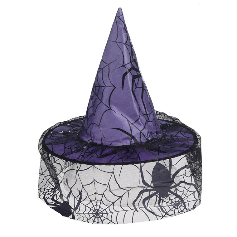 Smiki, palarie de vrajitoare, violet, paianjeni