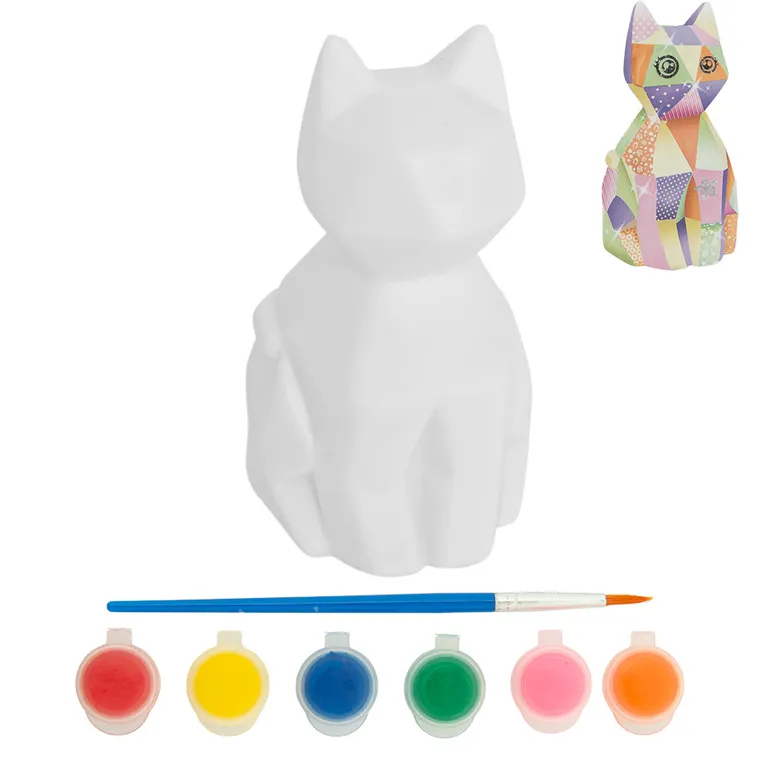 Smiki, Pisica, lampa de decorat, set cu acuarele