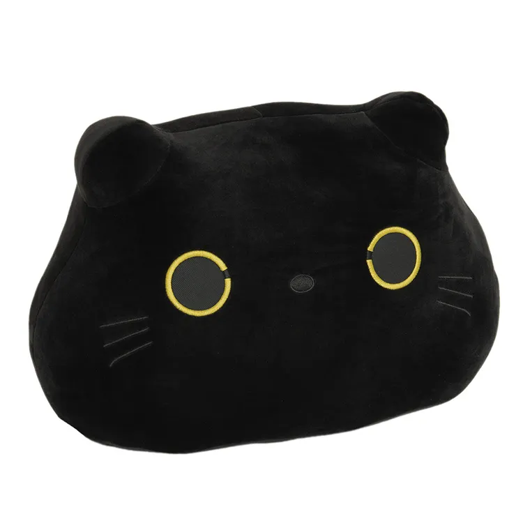Smiki, Pisicuta, jucarie de plus, negru, 33 cm