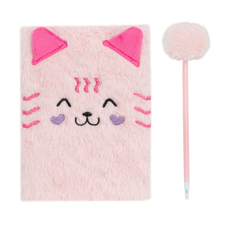 Smiki, Pisicuta, jurnal de plus, carnetel, roz, 1 buc.