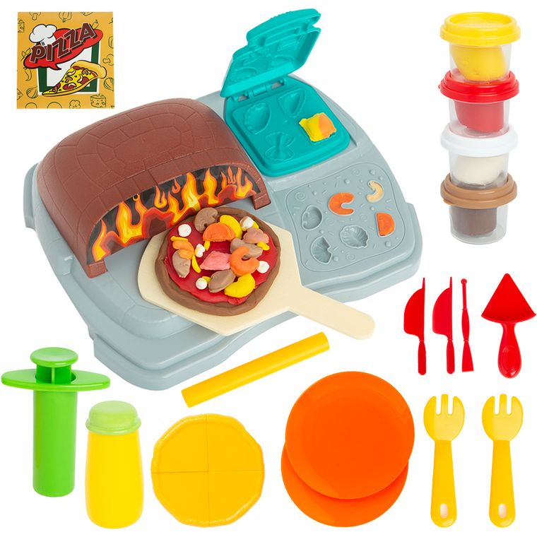 Smiki, Pizza, pasta modelatoare cu accesorii
