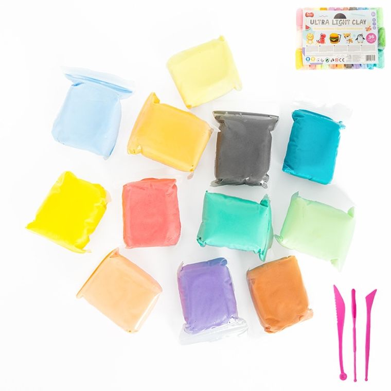 Smiki, Plastilina modelabila din spuma, 36 elemente