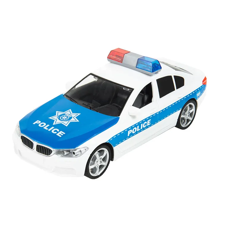 Smiki, Politia, vehicul cu lumini si sunete, 1:16