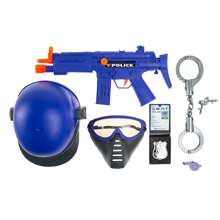 Smiki, Politist, costum pentru copii, 7 elemente