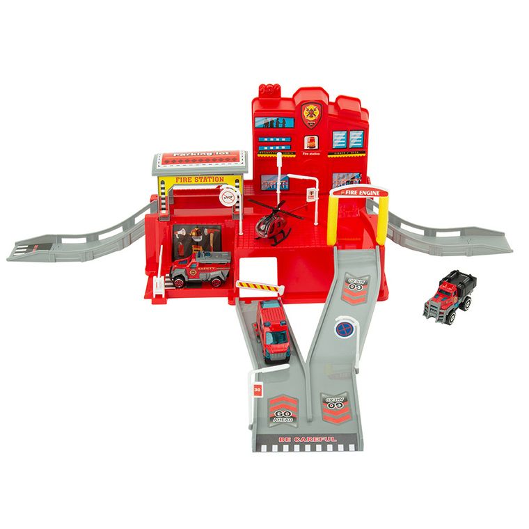 Smiki, Pompieri, garaj cu vehicule