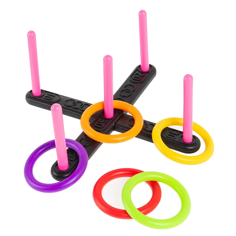 Smiki, Ring Toss Set, joc de indemanare cu cercuri