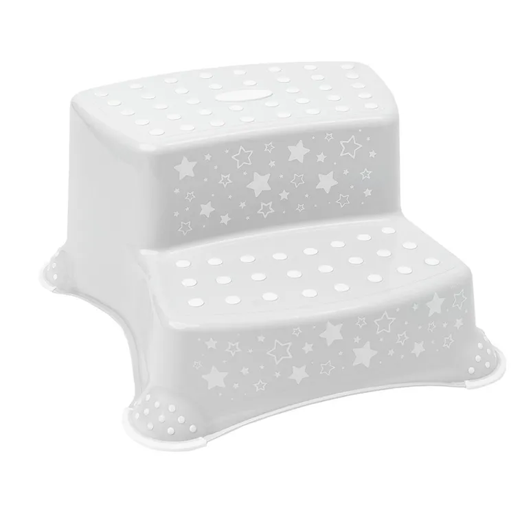 Smiki, scaun inaltator 2 trepte, stelute, gri