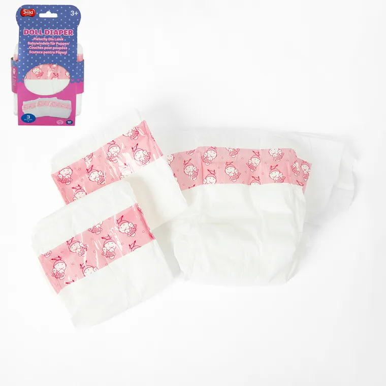 Smiki, scutece pentru papusi, 3 buc.