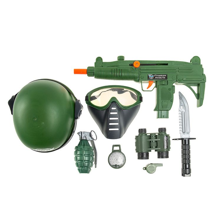 Smiki, Soldat, costum pentru copii, 8 elemente