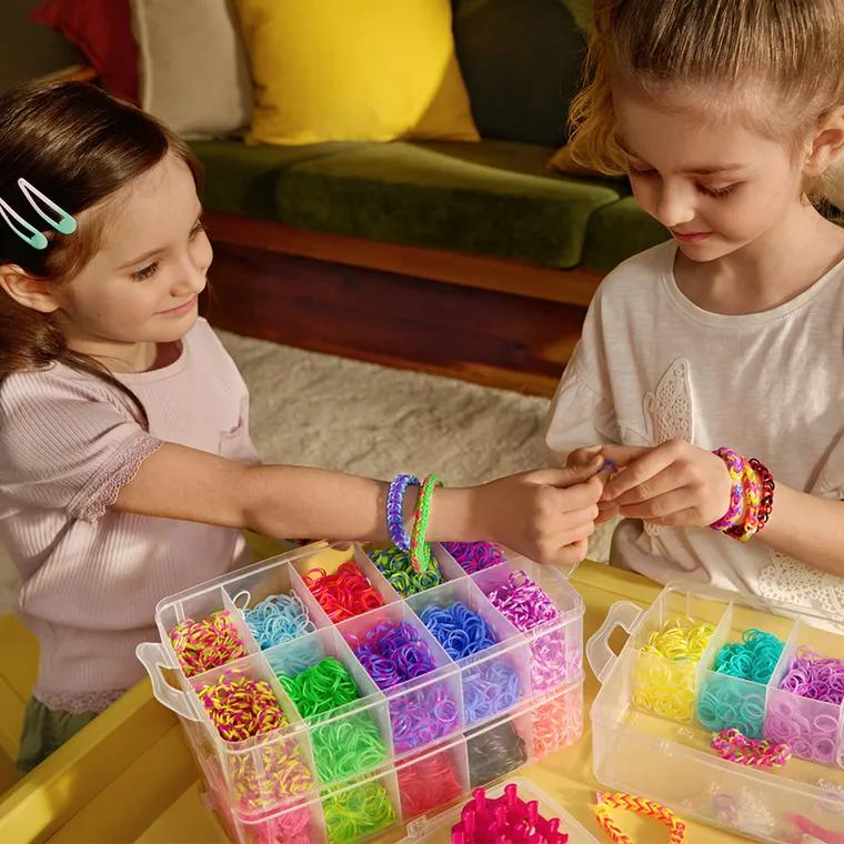 Smiki, Stylo, elastice pentru crearea de bratari, set creativ