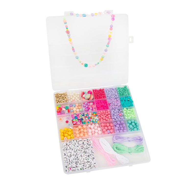 Smiki, Stylo, Margele de creat bijuterii, set creativ, 2200 elemente