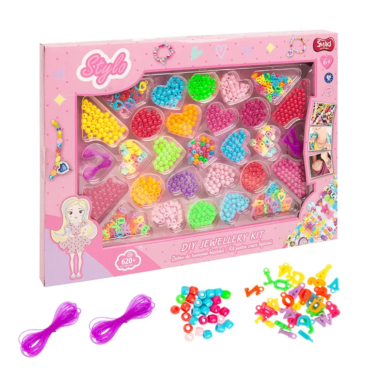 Smiki, Stylo, margele pentru creat bijuterii, set creativ