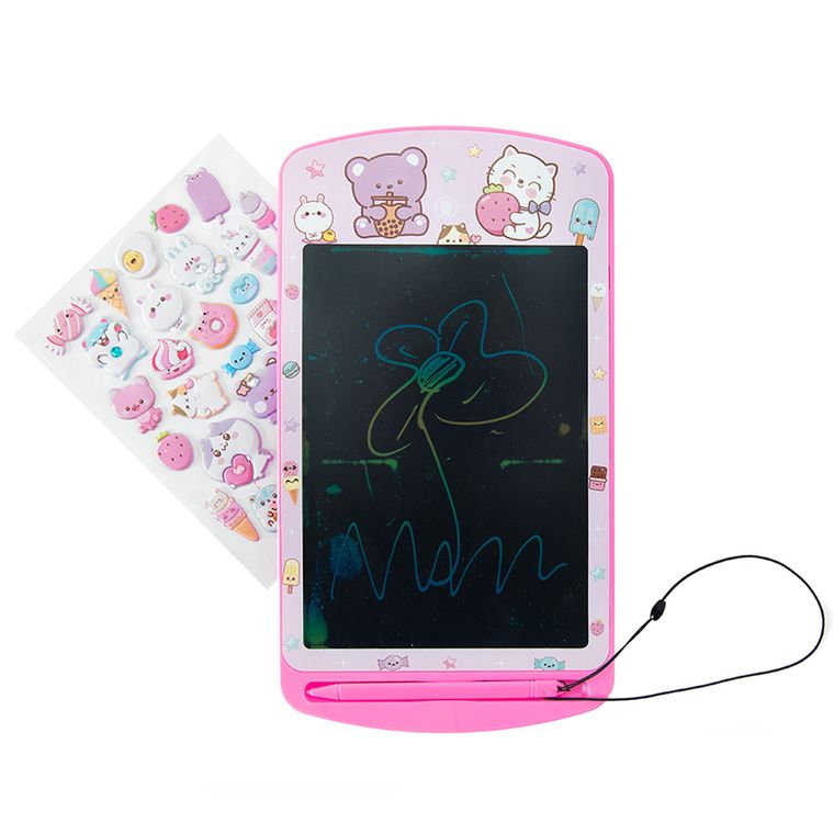 Smiki, tableta LCD de desenat, set cu stickere