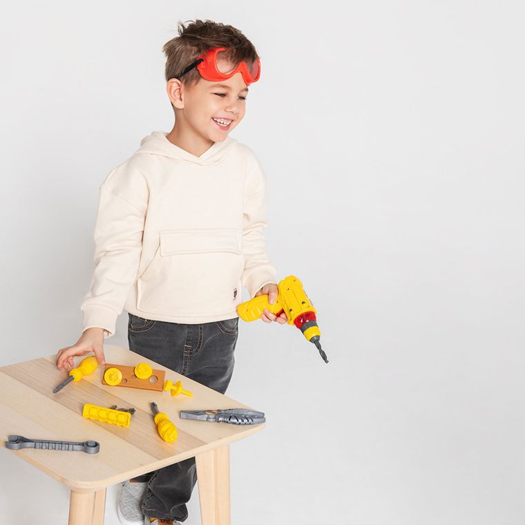 Smiki, trusa de bricolaj, autofiletanta, surubelnite, chei cu accesorii