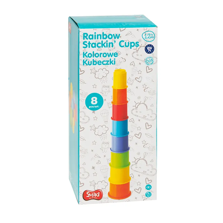 Smiki, turn din cupe, jucarie pentru bebelusi