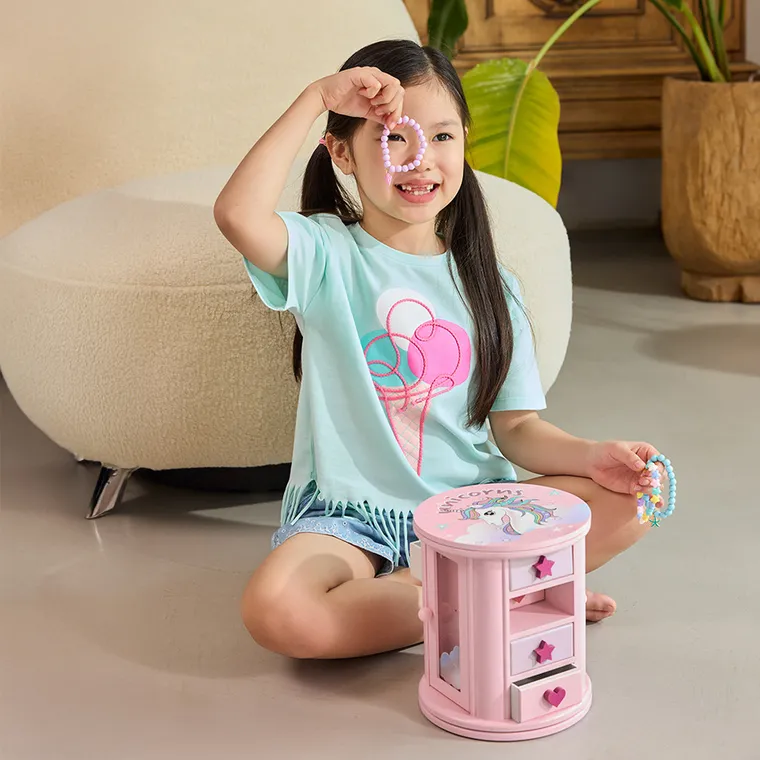Smiki, Unicorn, cutie rotunda pentru bijuterii