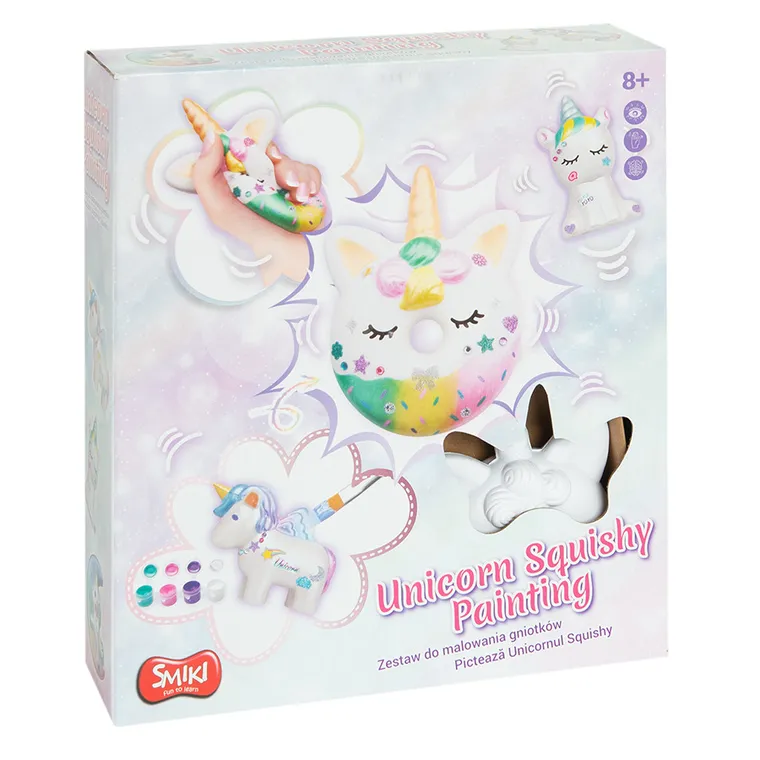 Smiki, Unicorn, set de pictat, squishy DIY