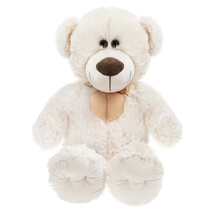 Smiki, Ursulet, jucarie de plus, crem, 38 cm