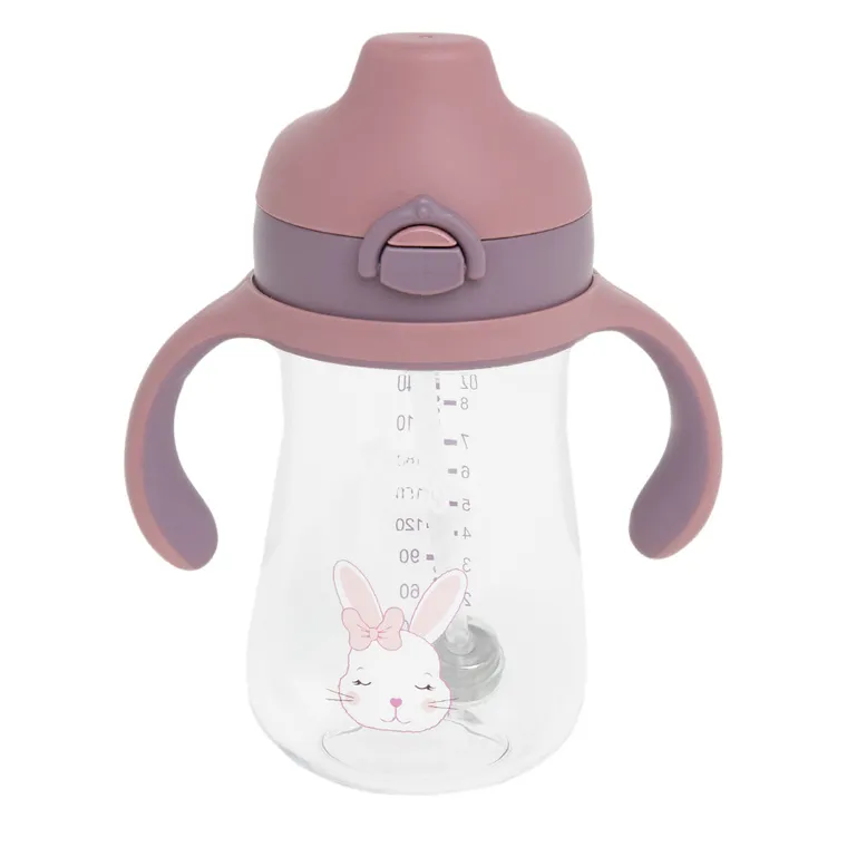 Smiki, Very Bunny, sticla anti-varsare, iepuras, roz, 280 ml