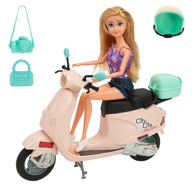 Smiki, Viki, papusa cu scuter si accesorii