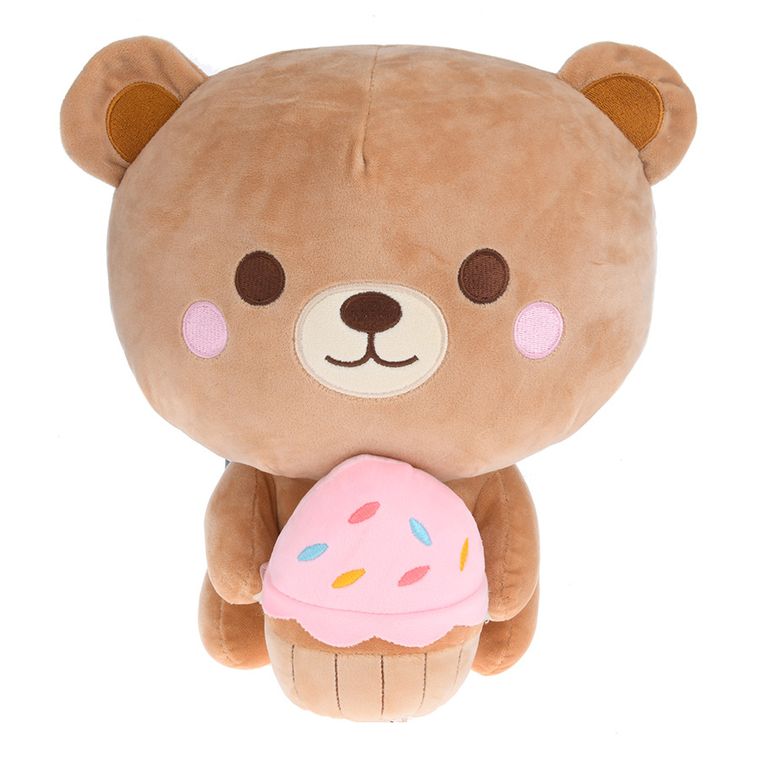 Smiki, Yummymals, Ursulet cu briosa, jucarie de plus, 30 cm
