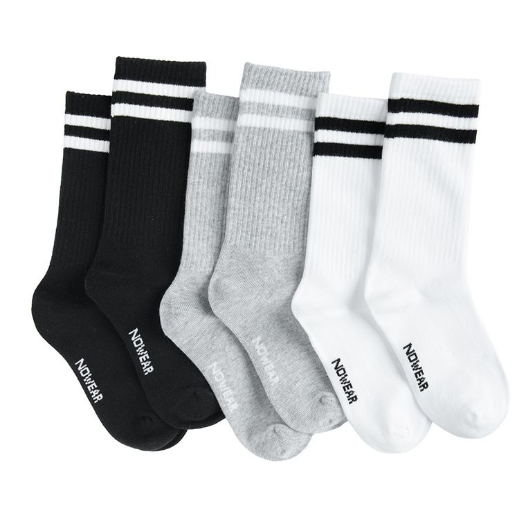 Sosete inalte 3-pack unisex NOWEAR