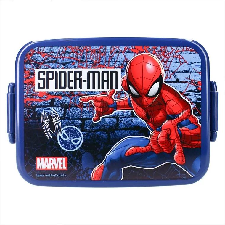 Spider-Man, Let's Eat, cutie pentru pranz, albastru