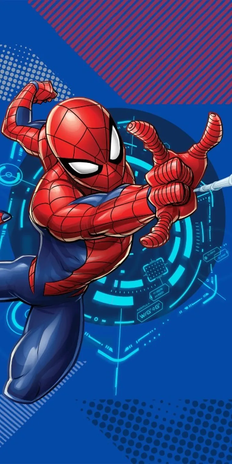 Spider-Man, prosop de baie sau de plaia, din bumbac, 70-140 cm