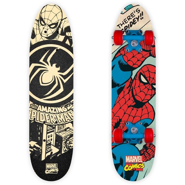 Spider-Man, skateboard din lemn, 61 cm
